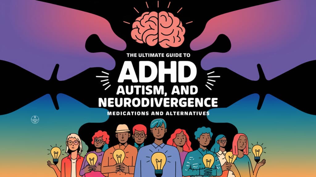 The utlimate guide to ADHD Autism and Neurodivergence Medications and Alternative Medications for ADHD